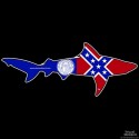 Shore Redneck Old Georgia Bull Shark Decal