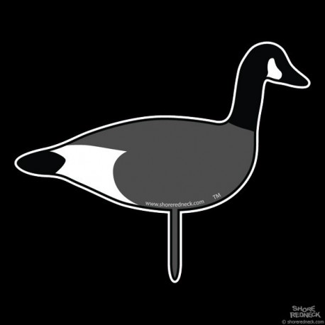 Shore Redneck 2D Goose Silhouette 1 Decal