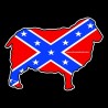 Shore Redneck Dixie Sheep Decal