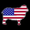 Shore Redneck USA Sheep Decal