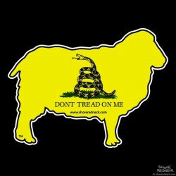 Shore Redneck Gadsden Sheep Decal