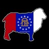 Shore Redneck Georgia Sheep Decal