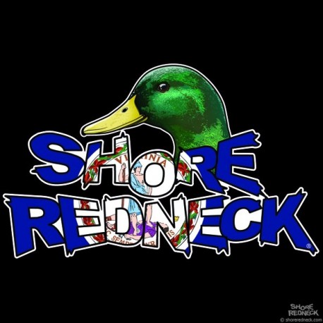 Shore Redneck Mallard on Top VA Decal