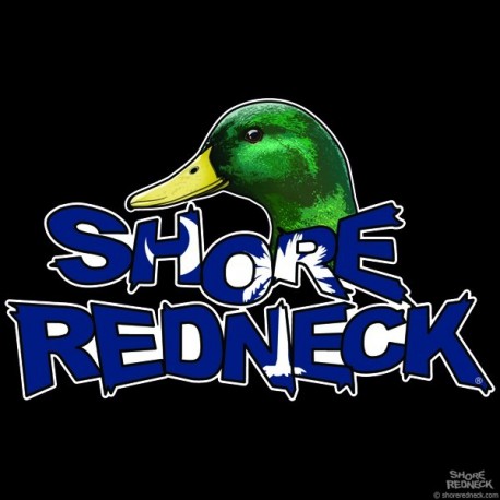 Shore Redneck Mallard on Top Texas Decal