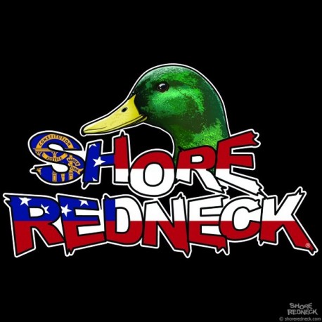 Shore Redneck Mallard on Top Georgia Decal