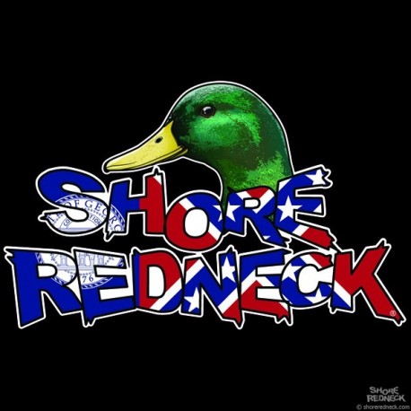 Shore Redneck Mallard on Top Old Georgia Decal