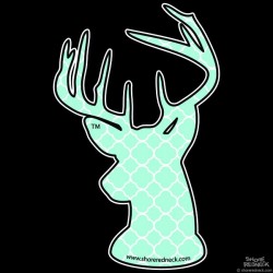  Shore Redneck Sea Foam Quatrafoil Buck Decal