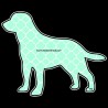 Shore Redneck Sea Foam Quatrafoil Labrador Decal