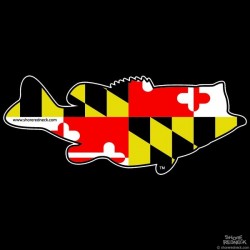 Shore Redneck Maryland Largemouth Decal