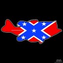 Shore Redneck Dixie Largemouth Decal