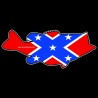 Shore Redneck Dixie Largemouth Decal