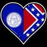 Shore Redneck Old Georgia Heart Decal