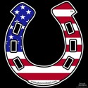 Shore Redneck USA Horseshoe Decal