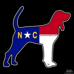 Shore Redneck NC Coonhound Decal