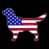 Shore Redneck USA Golden Retriever Decal