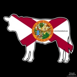 Shore Redneck Fl Beef Cow Decal