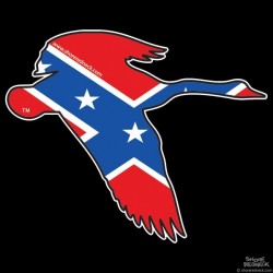 Shore Redneck Dixie Goose Decal