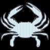 Shore Redneck Seer Sucker Crab Decal