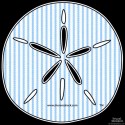 Shore Redneck Seer Sucker Sand Dollar Decal