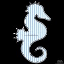 Shore Redneck Seer Sucker Seahorse Decal