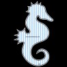 Shore Redneck Seer Sucker Seahorse Decal