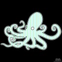 Shore Redneck Mint Seer Sucker Octopus Decal