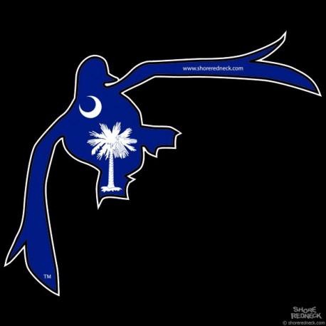 Shore Redneck SC Flying Duck Decal