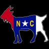 Shore Redneck NC Goat  Decal