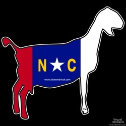 Shore Redneck NC Nubian Goat Decal