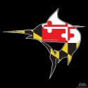 Shore Redneck Maryland Jumping Marlin Decal