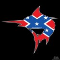 Shore Redneck Dixie Jumping Marlin Decal