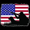 Shore Redneck USA Waterfowl Hunter Decal