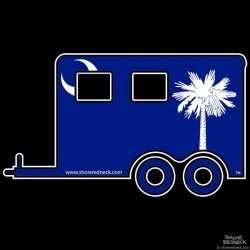 Shore Redneck SC Horse Trailer Decal