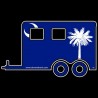 Shore Redneck SC Horse Trailer Decal