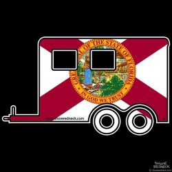 Shore Redneck Florida Horse Trailer Decal