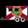 Shore Redneck Florida Horse Trailer Decal