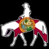 Shore Redneck Florida Western Pleasure Horse Decal