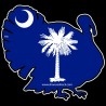 Shore Redneck SC Turkey Decal