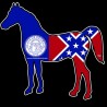 Shore Redneck Old Georgia Horse Decal