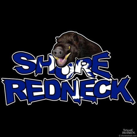 Shore Redneck Boar Hog on Top SC Decal