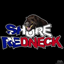 Shore Redneck Boar Hog on Top Texas Decal