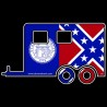 Shore Redneck Old Georgia Horse Trailer Decal