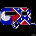 Shore Redneck Georgia Horse Trailer Decal