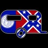 Shore Redneck Georgia Horse Trailer Decal