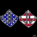 Shore Redneck Dixie Flag Duck Prints Decal