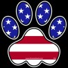 Shore Redneck USA Cat Paw Decal