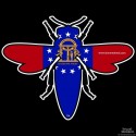 Shore Redneck Georgia Honeybee Decal