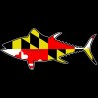 Shore Redneck Maryland Tuna Decal