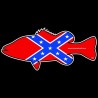 Shore Redneck Dixie Bass Decal