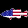 Shore Redneck USA Bass Decal